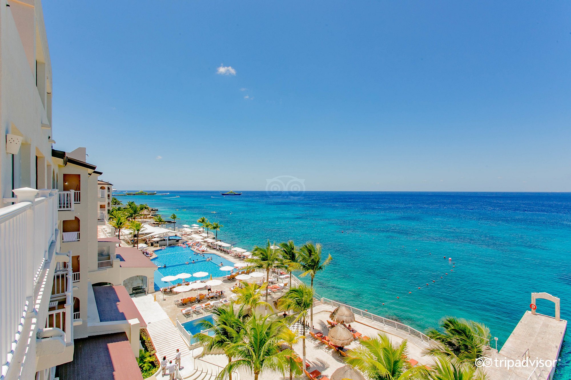 Cozumel Palace — beach view