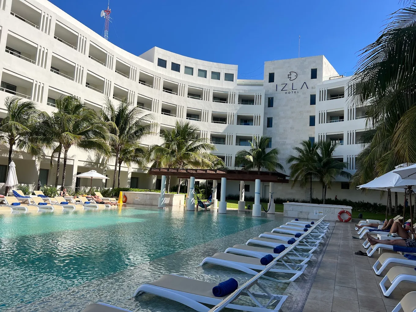 Izla Beach Front Hotel — beach view